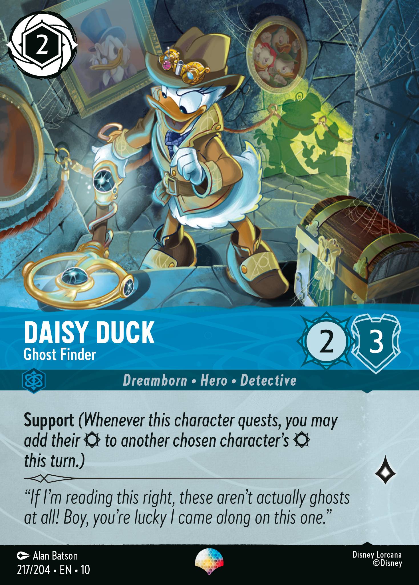 Daisy Duck — Ghost Finder Disney Lorcana card