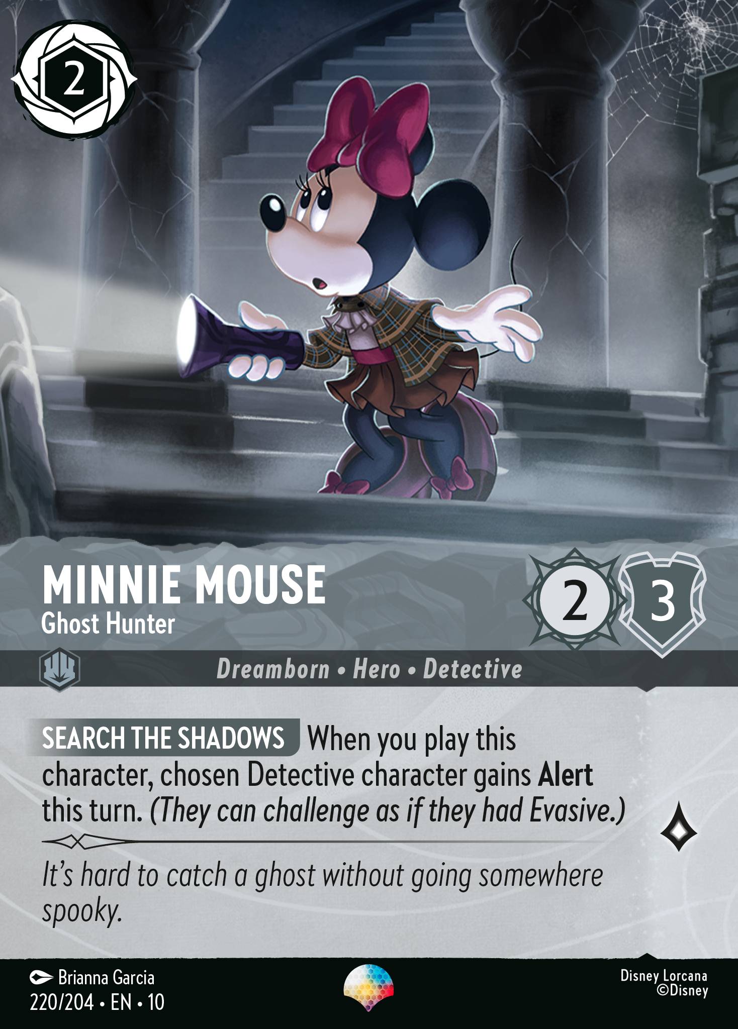 Minnie Mouse — Ghost Hunter Disney Lorcana card