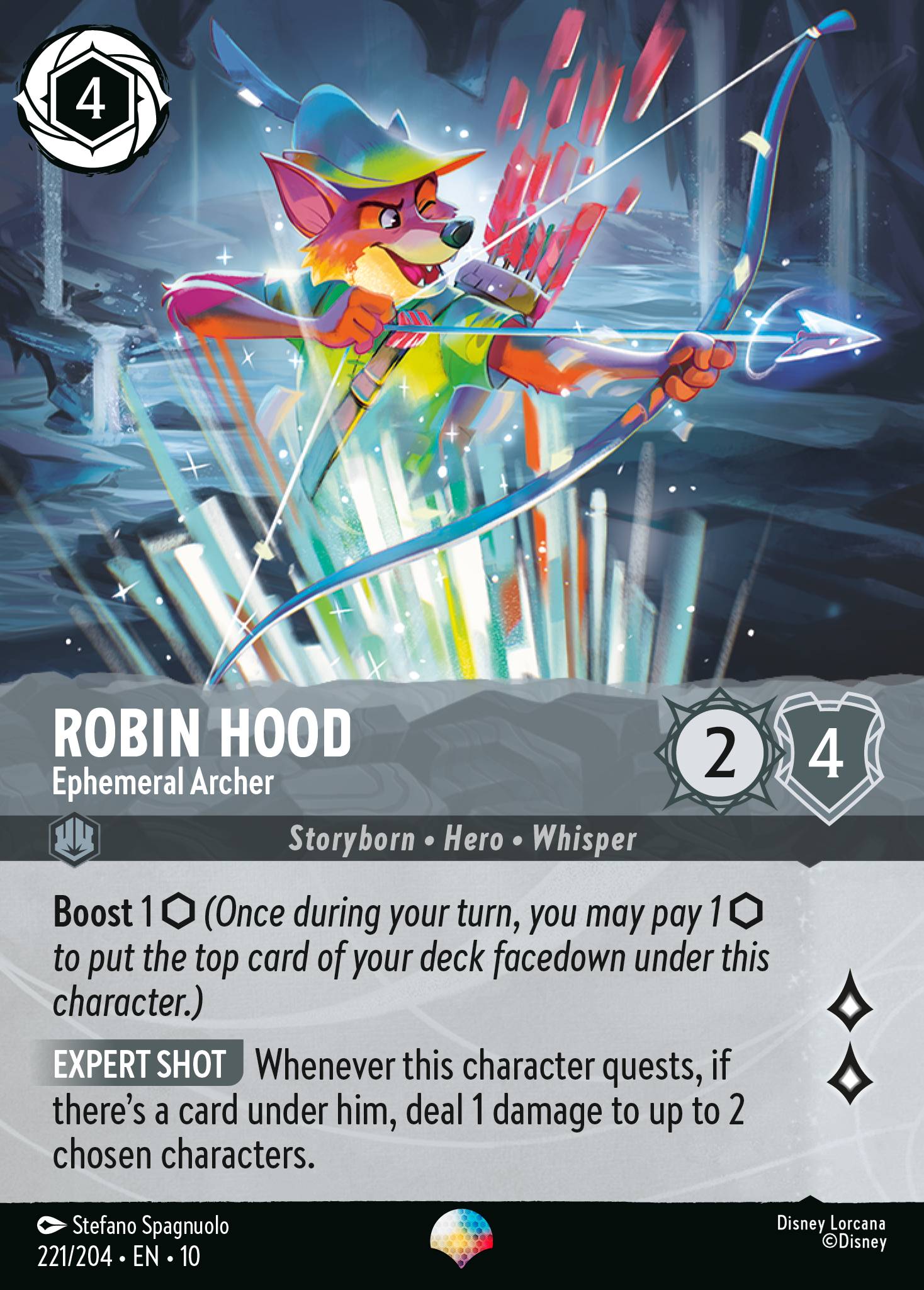 Robin Hood — Ephemeral Archer Disney Lorcana card