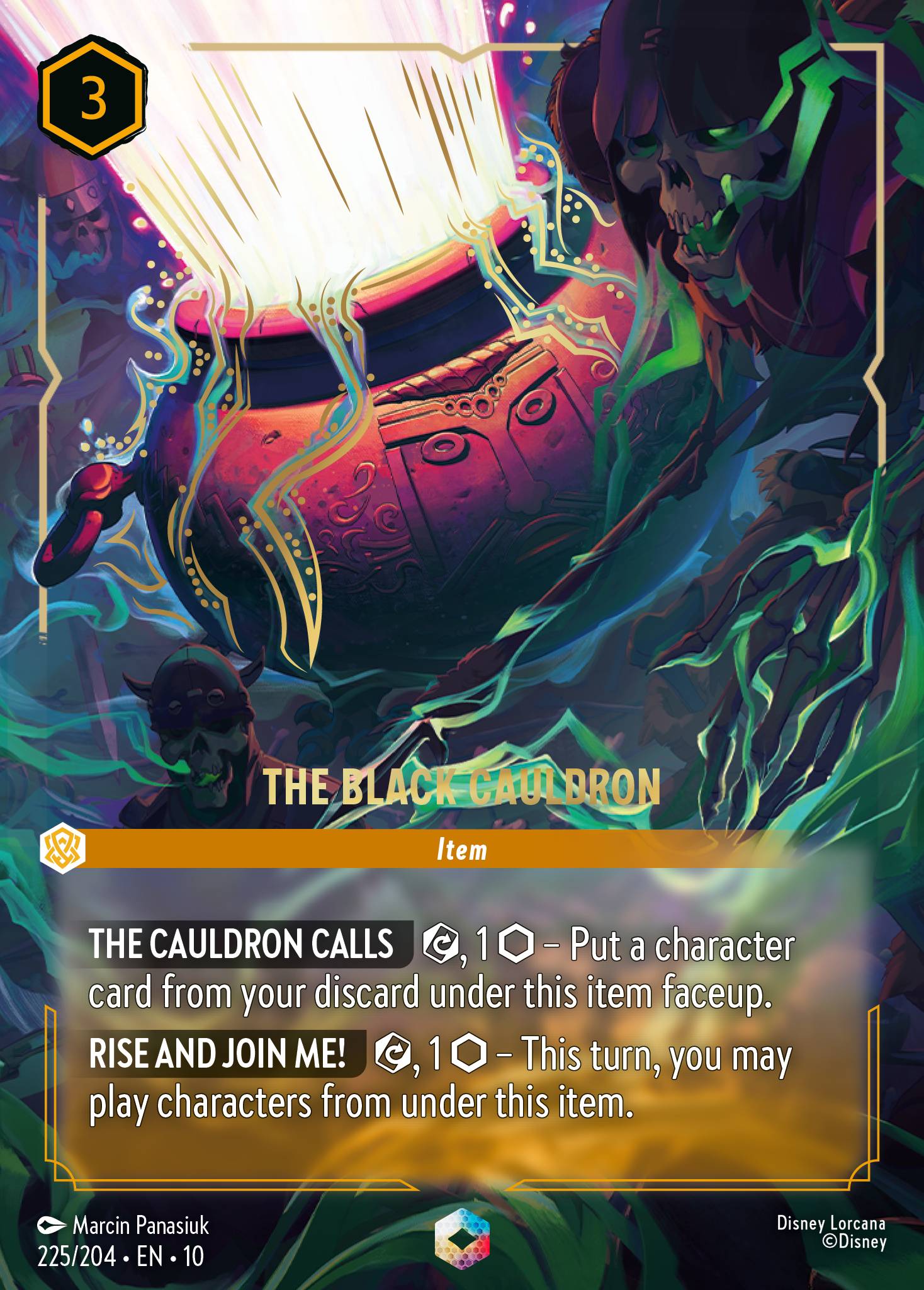 The Black Cauldron Disney Lorcana card