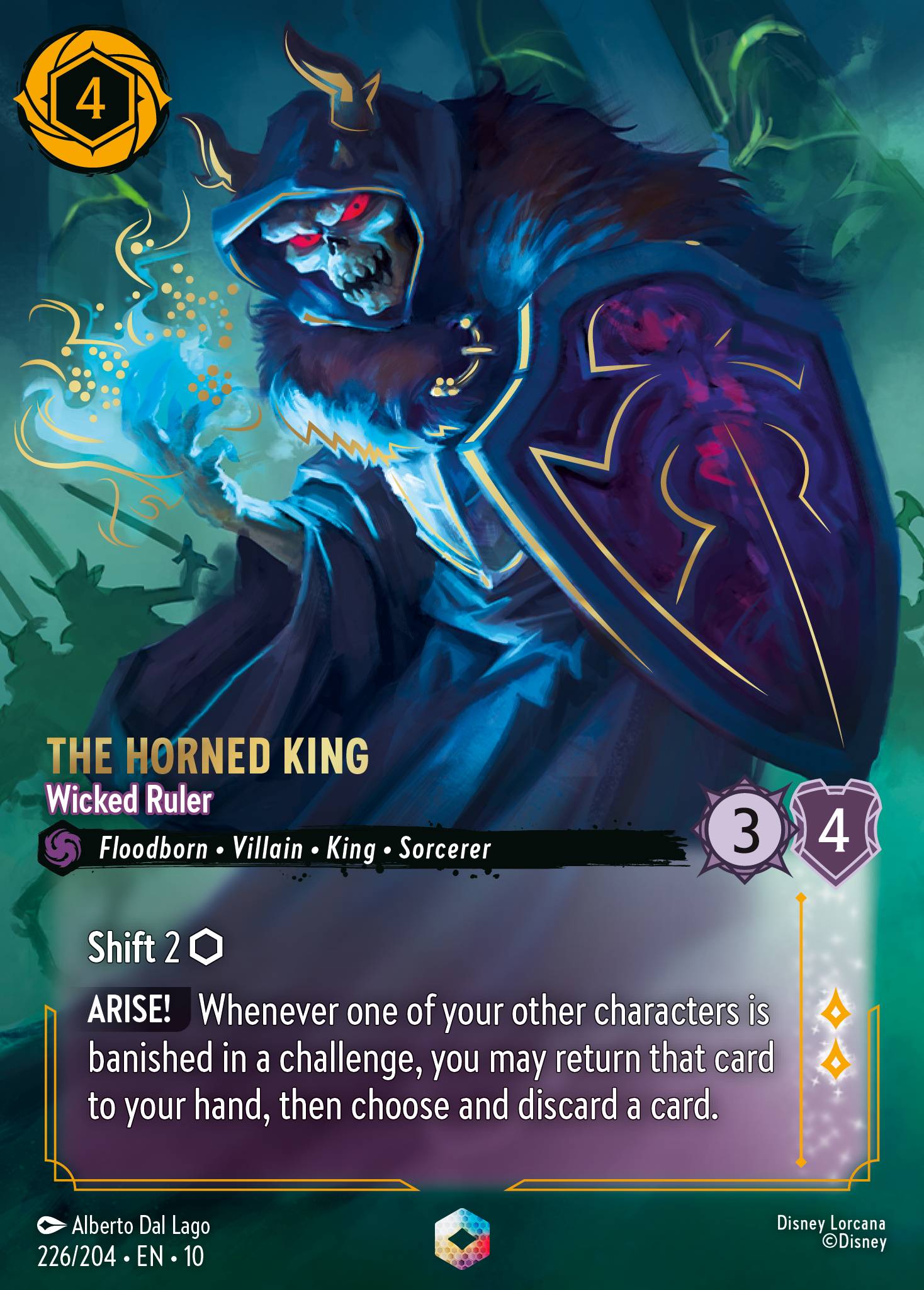 The Horned King — Wicked Ruler Disney Lorcana card