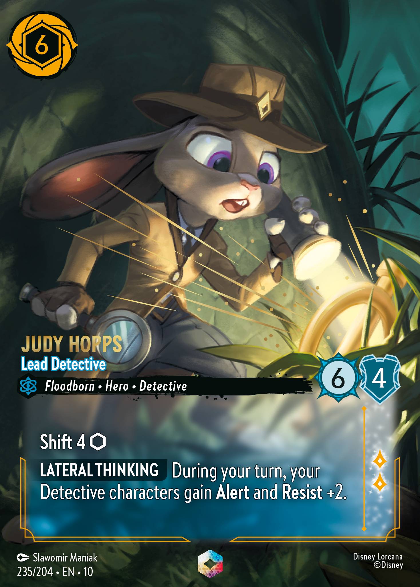 Judy Hopps — Lead Detective Disney Lorcana card