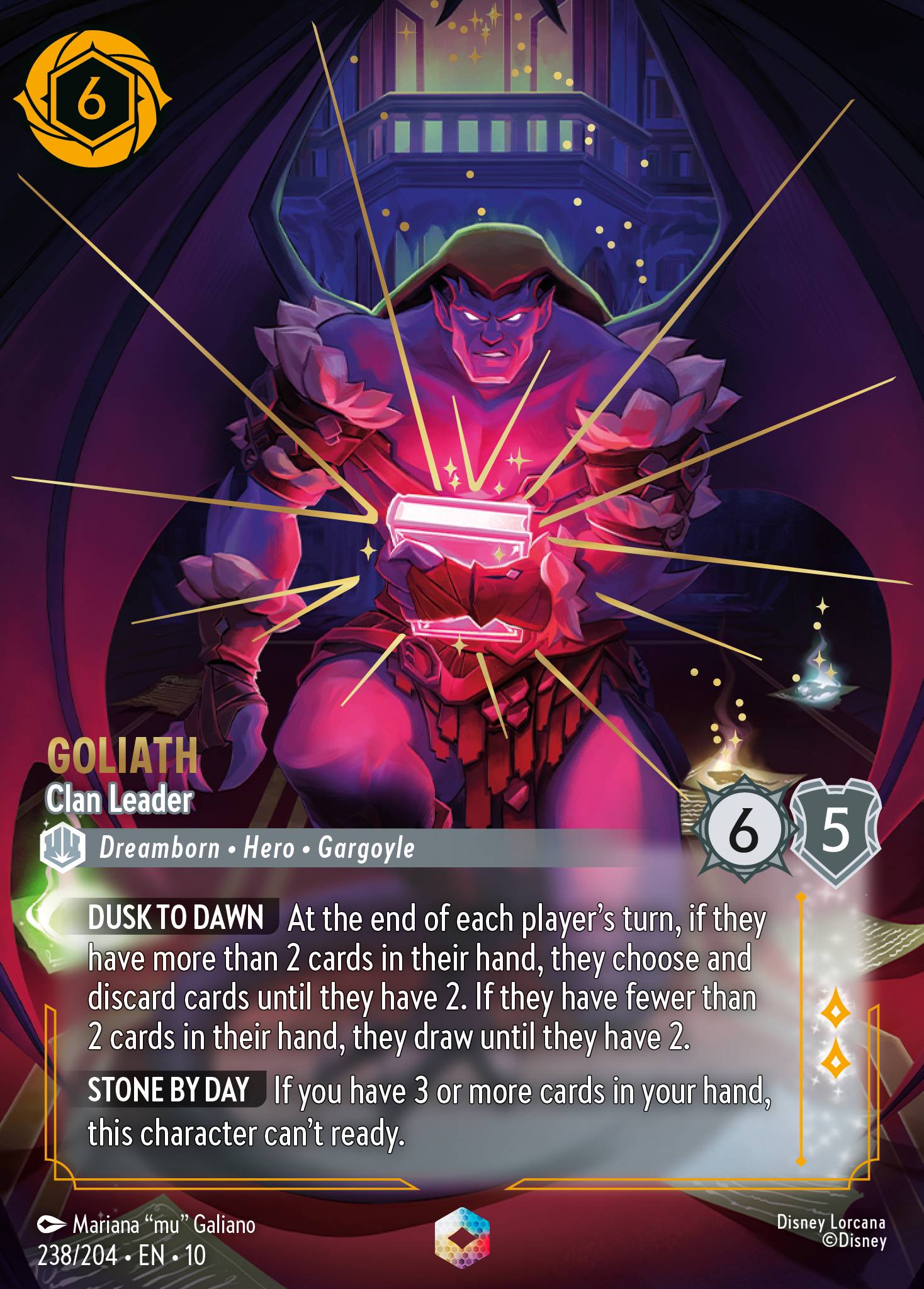 Goliath — Clan Leader Disney Lorcana card