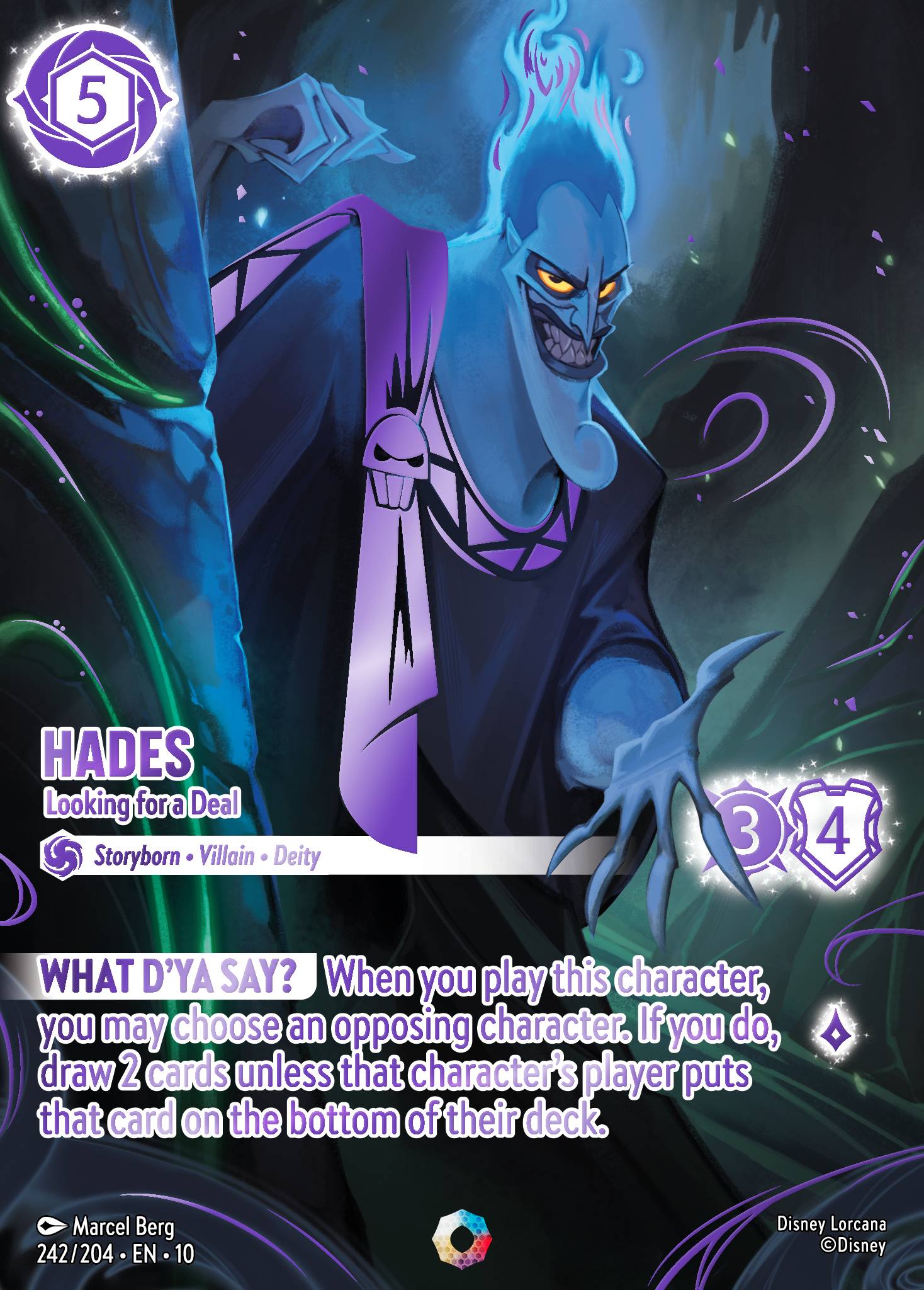 Hades — Looking for a Deal Disney Lorcana card