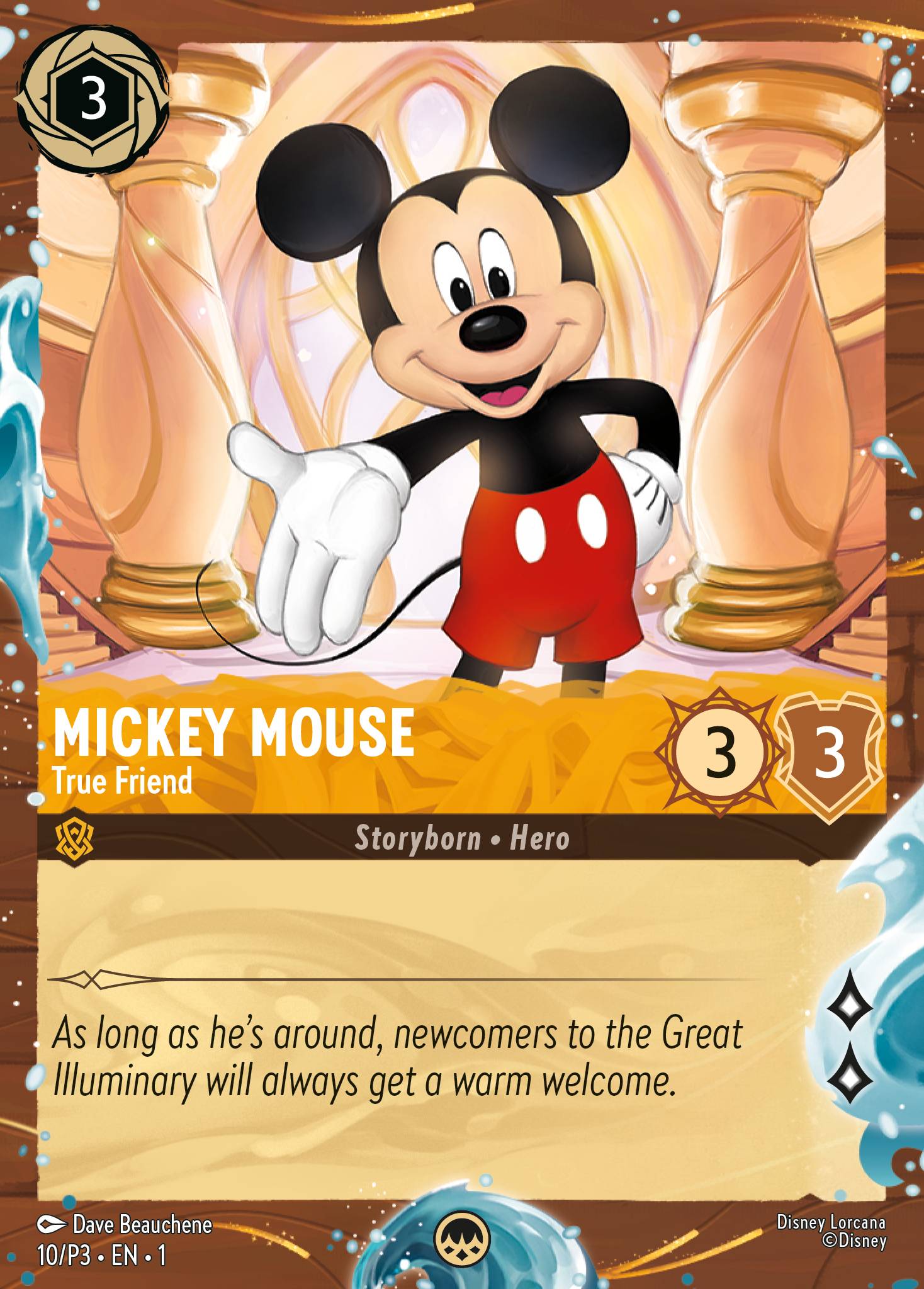 Mickey Mouse — True Friend Disney Lorcana card