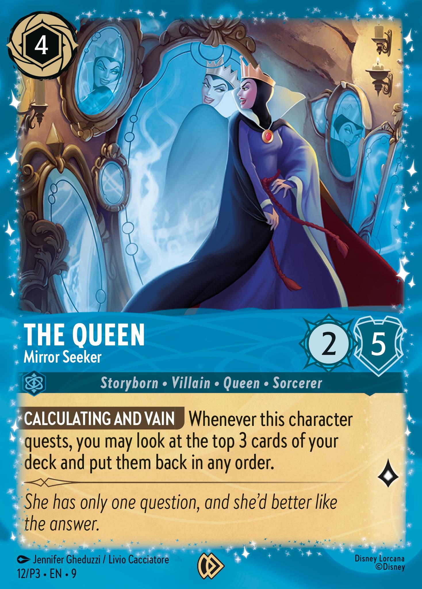 The Queen — Mirror Seeker Disney Lorcana card
