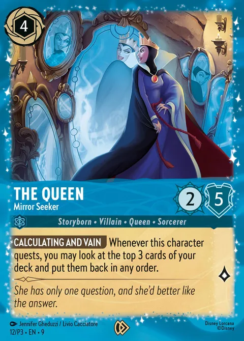 The Queen — Mirror Seeker Disney Lorcana card