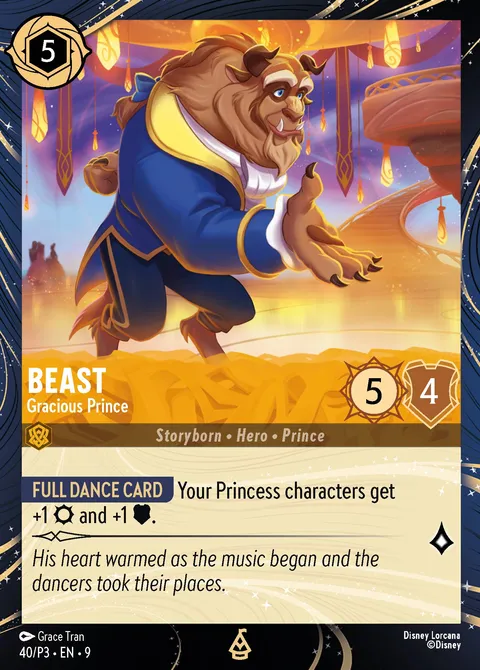 Beast — Gracious Prince Disney Lorcana card