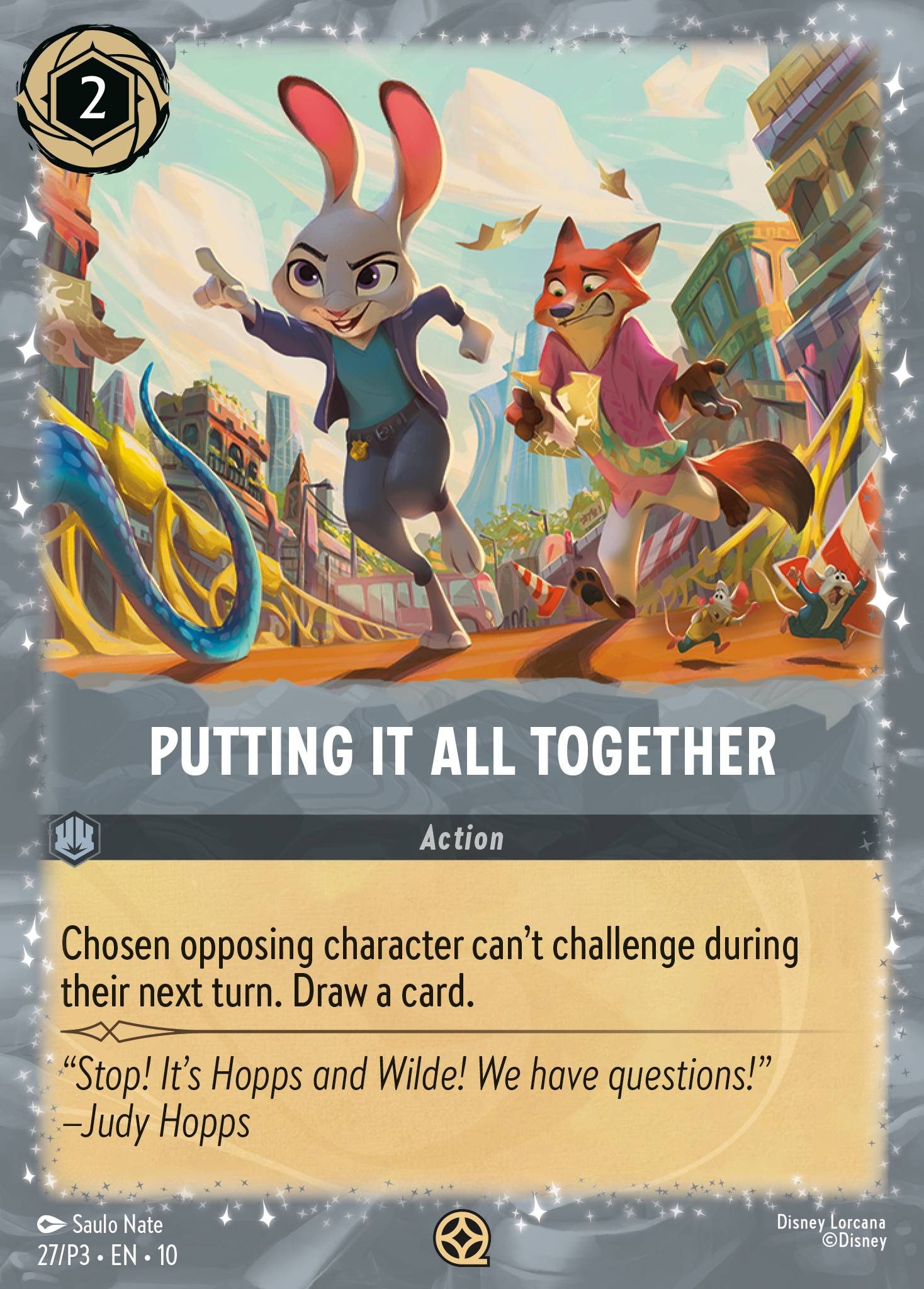 Putting It All Together Disney Lorcana card