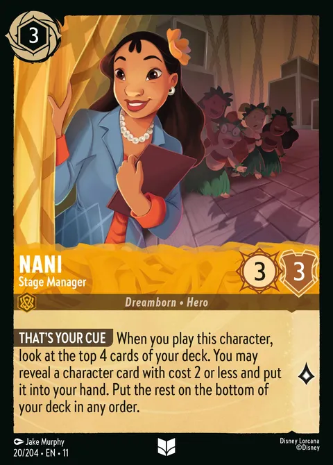 Nani — Stage Manager Disney Lorcana card