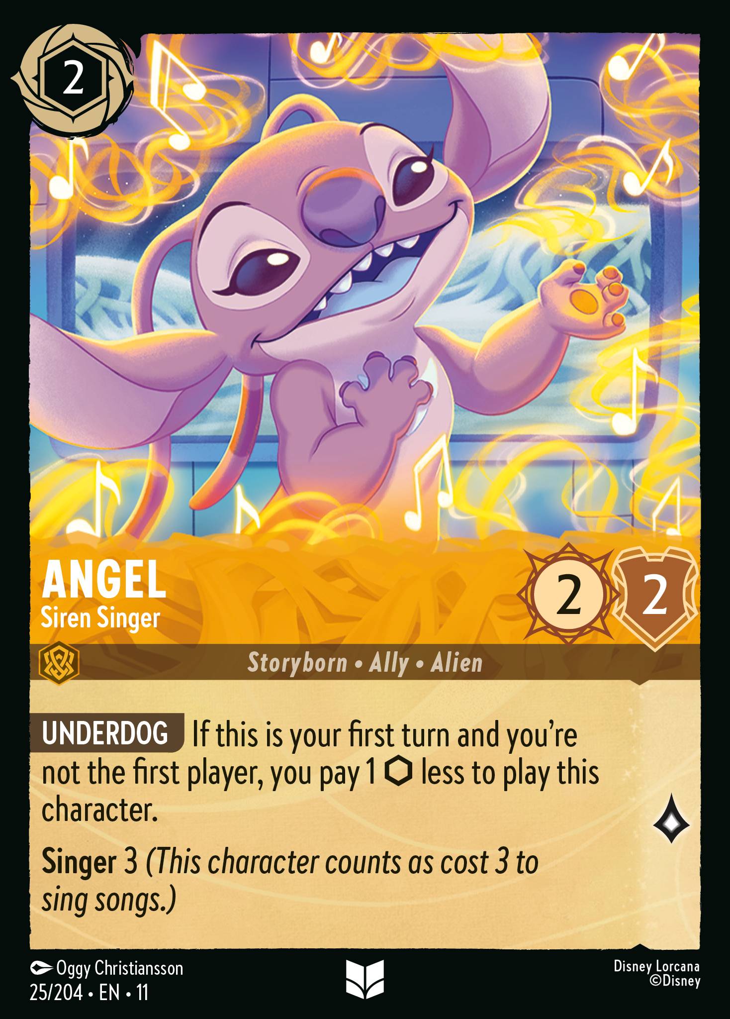 Angel — Siren Singer Disney Lorcana card