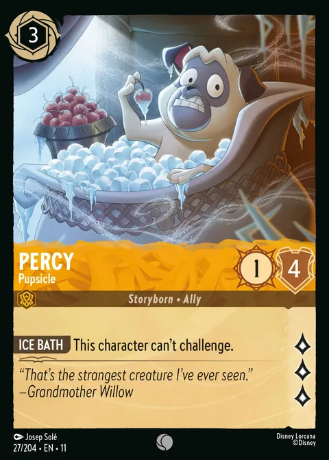 Percy — Pupsicle Disney Lorcana card
