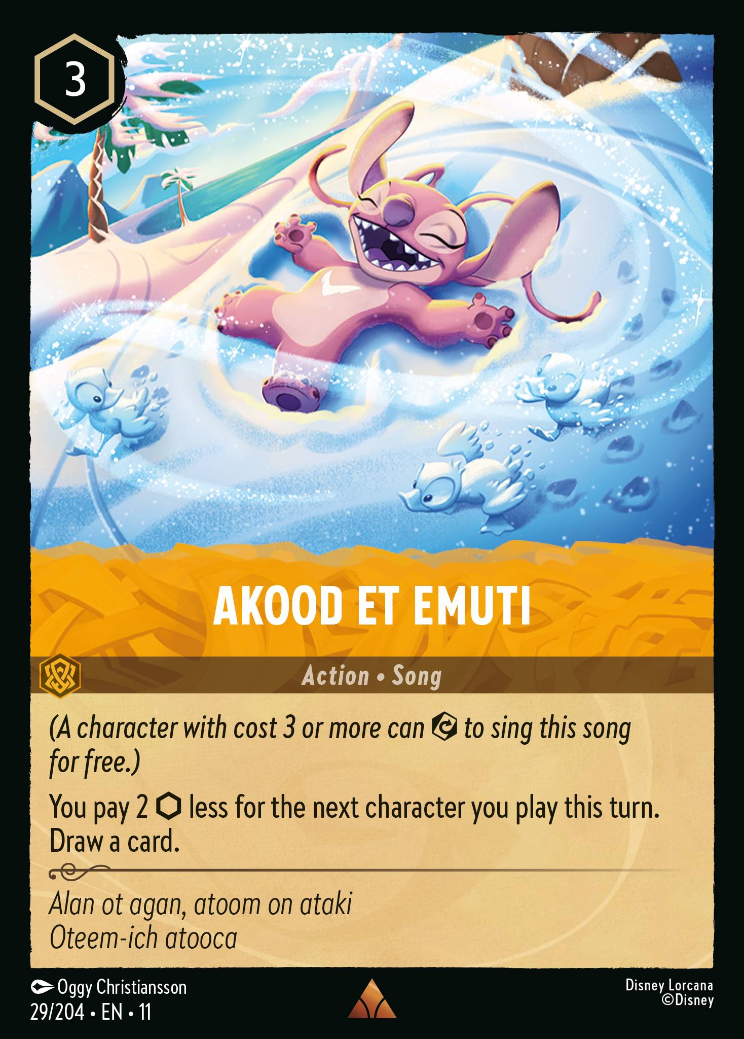 Akood et Emuti Disney Lorcana card