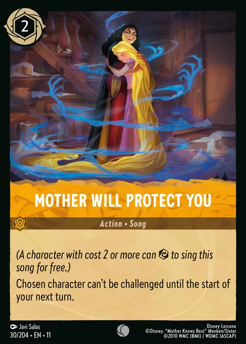 Mother Will Protect You Disney Lorcana card