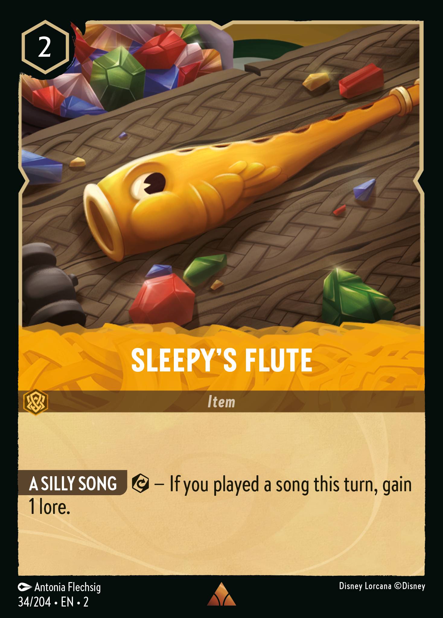 Sleepy's Flute Disney Lorcana card
