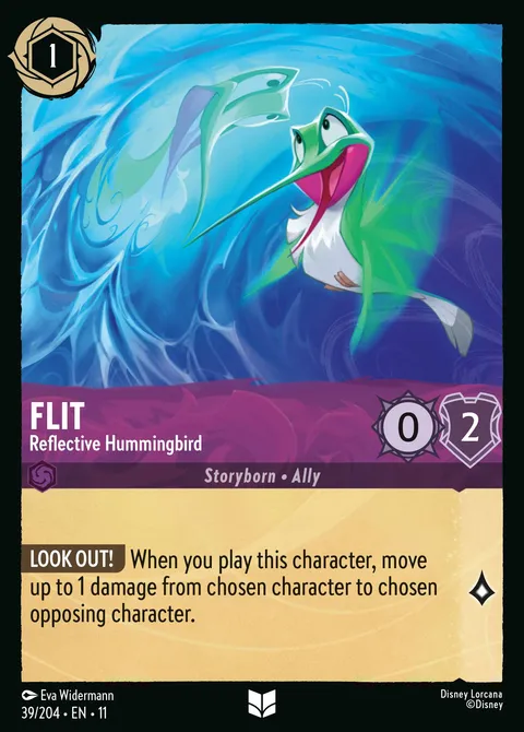 Flit — Reflective Hummingbird Disney Lorcana card