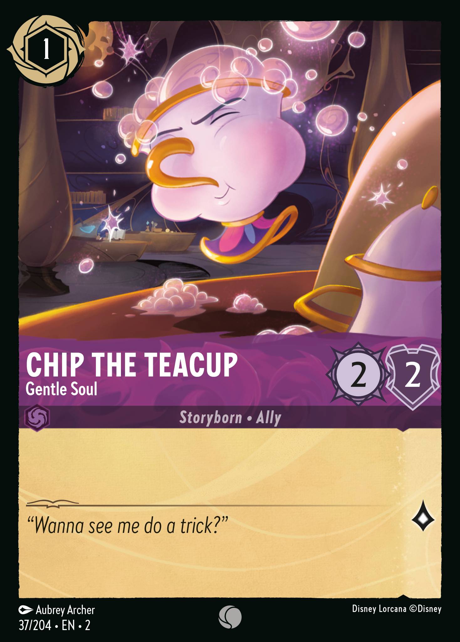 Chip the Teacup — Gentle Soul Disney Lorcana card