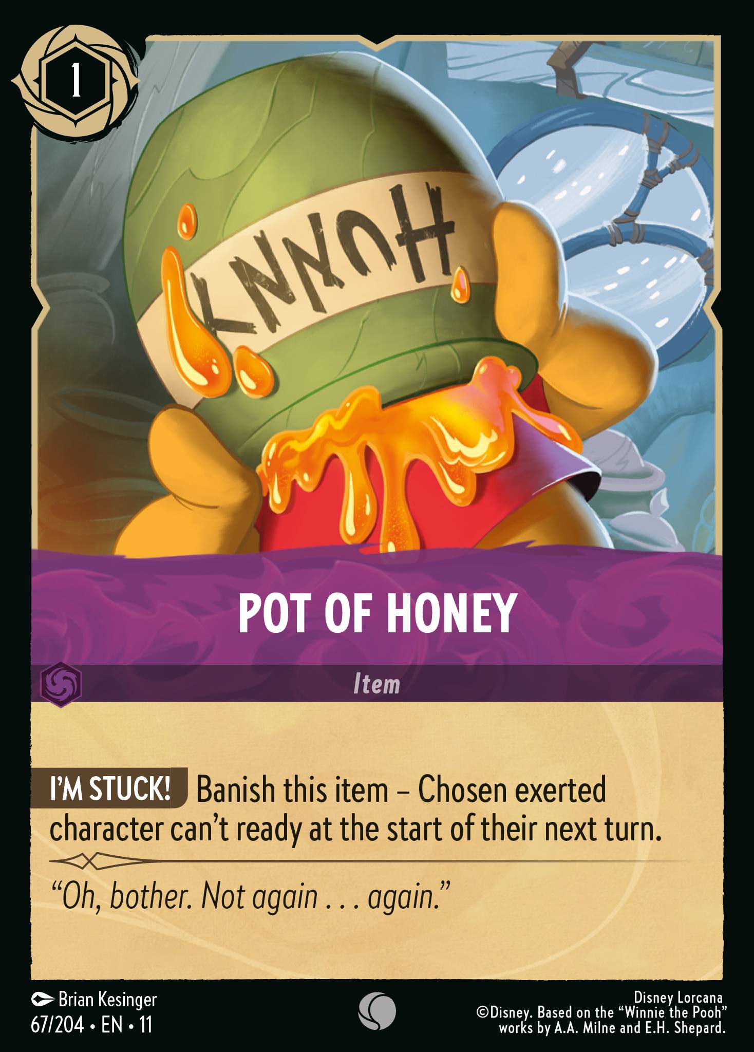 Pot of Honey Disney Lorcana card