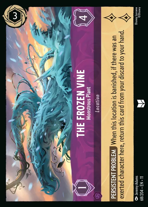 The Frozen Vine — Monstrous Plant Disney Lorcana card