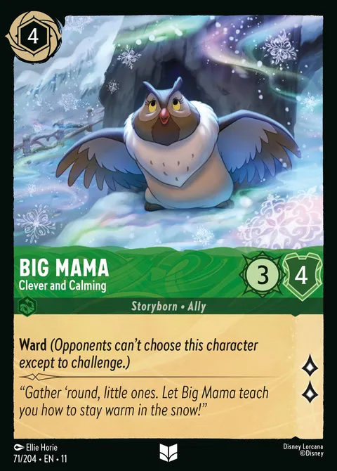 Big Mama — Clever and Calming Disney Lorcana card