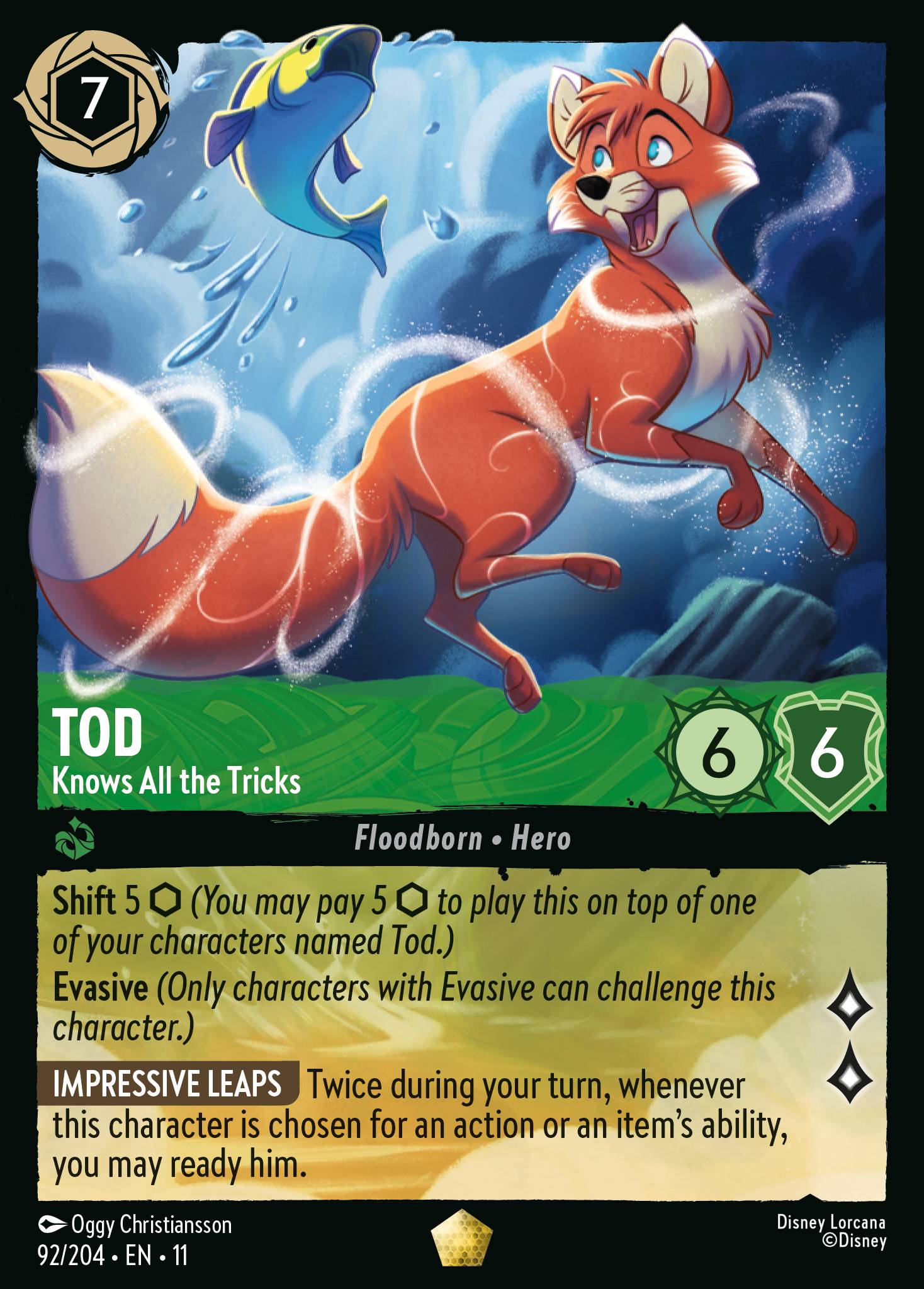 Tod — Knows All the Tricks Disney Lorcana card