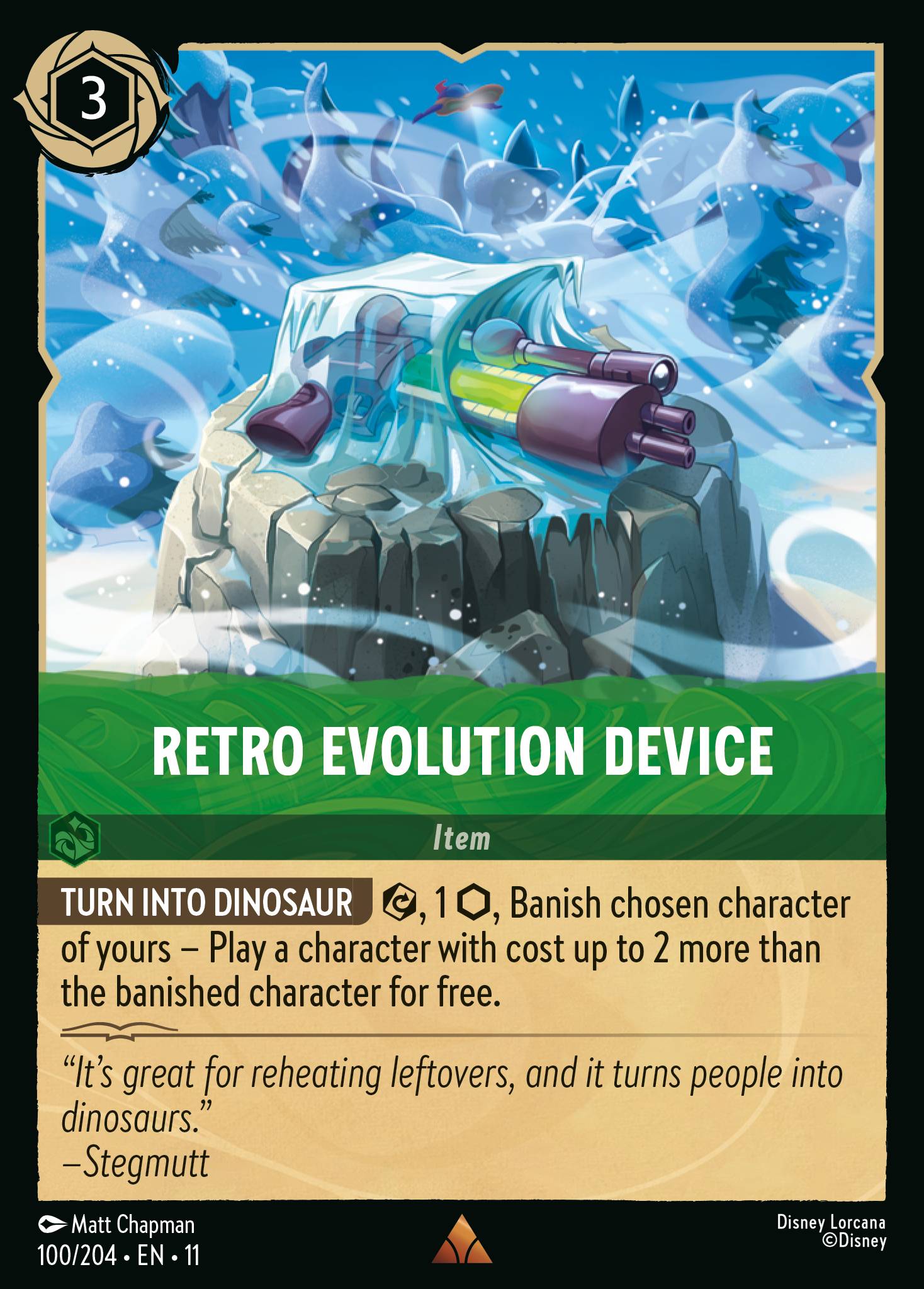 Retro Evolution Device Disney Lorcana card