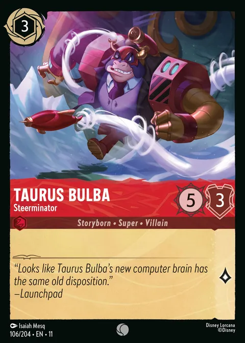 Taurus Bulba — Steerminator Disney Lorcana card