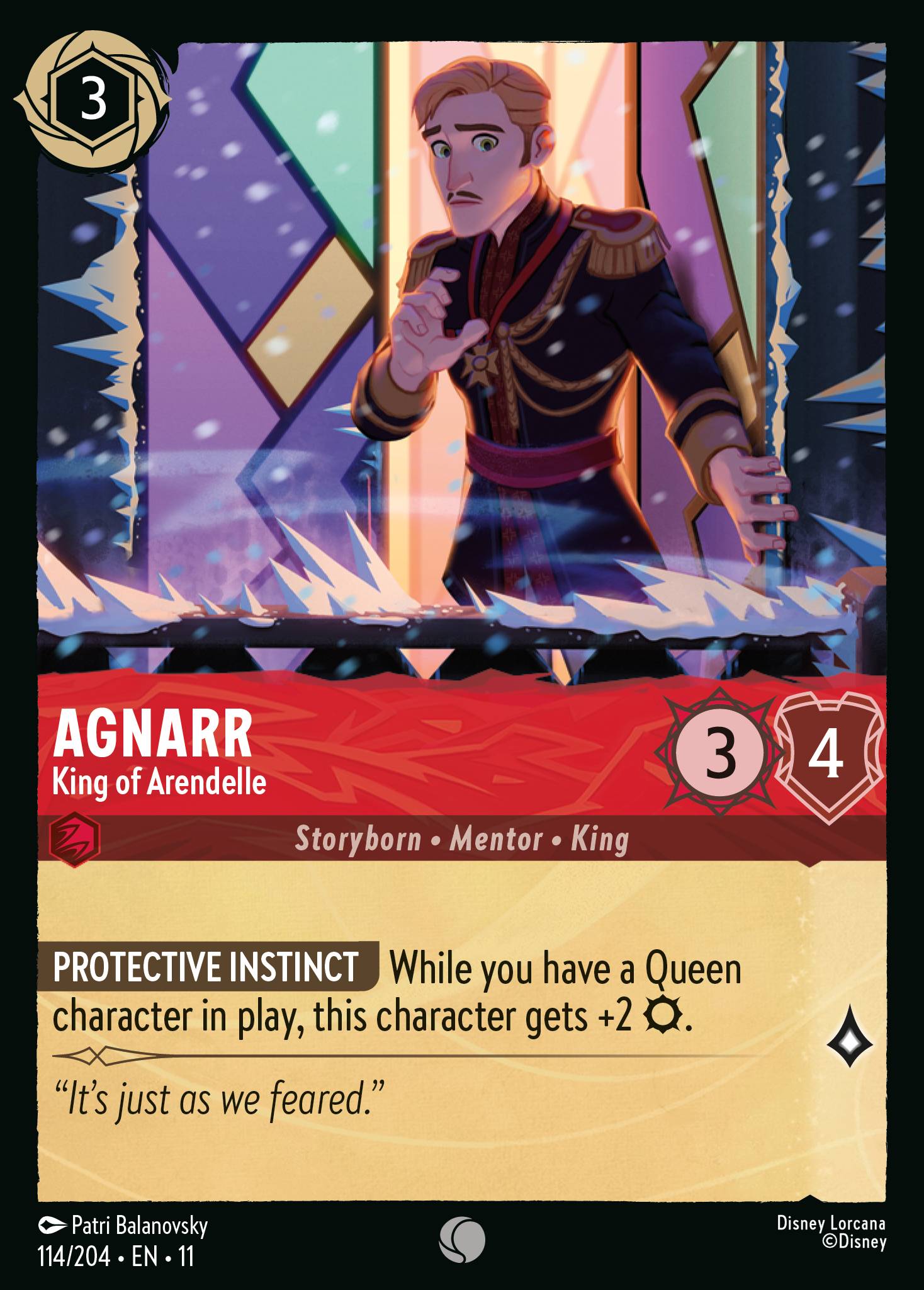 Agnarr — King of Arendelle Disney Lorcana card