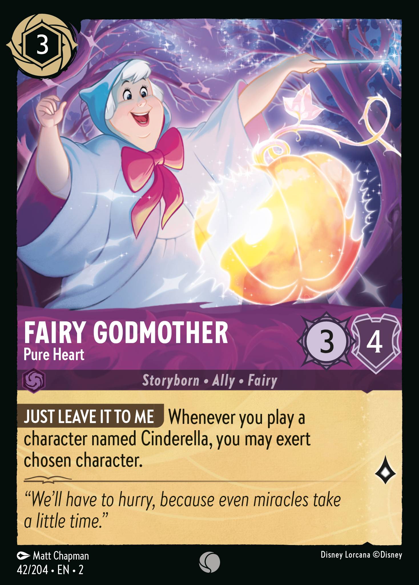 Fairy Godmother — Pure Heart Disney Lorcana card