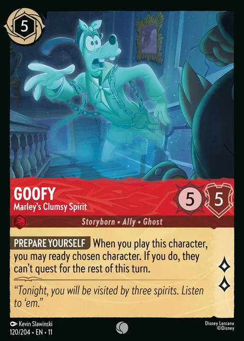 Goofy — Marley's Clumsy Spirit Disney Lorcana card