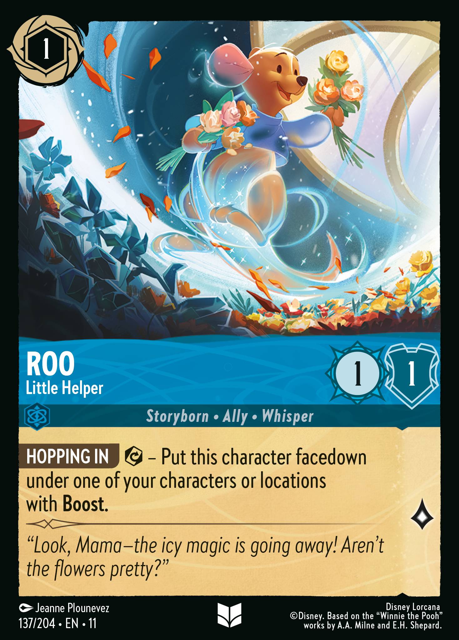 Roo — Little Helper Disney Lorcana card