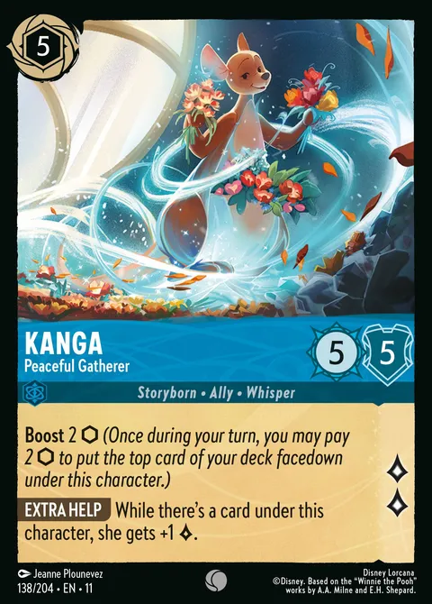 Kanga — Peaceful Gatherer Disney Lorcana card
