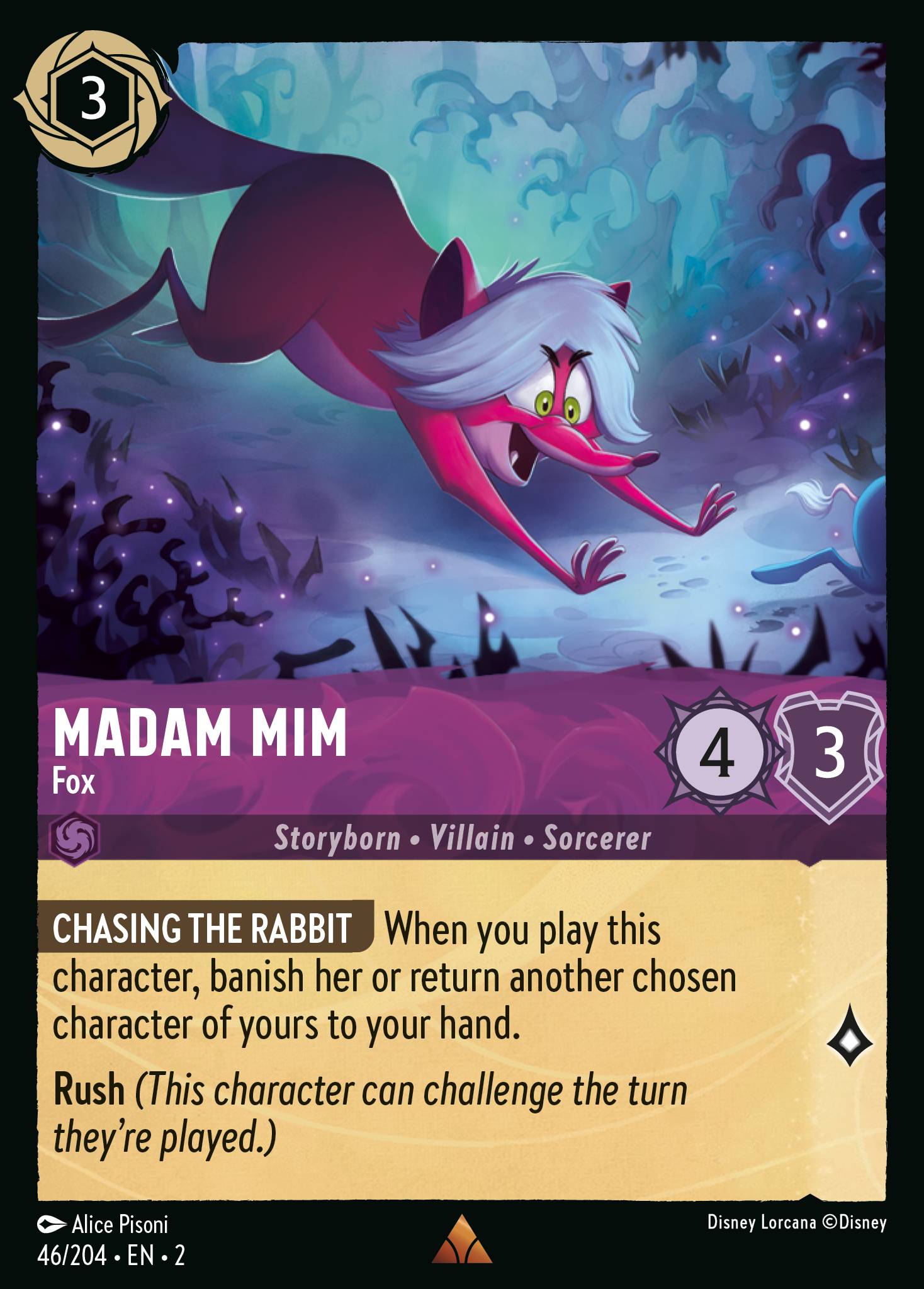 Madam Mim — Fox Disney Lorcana card