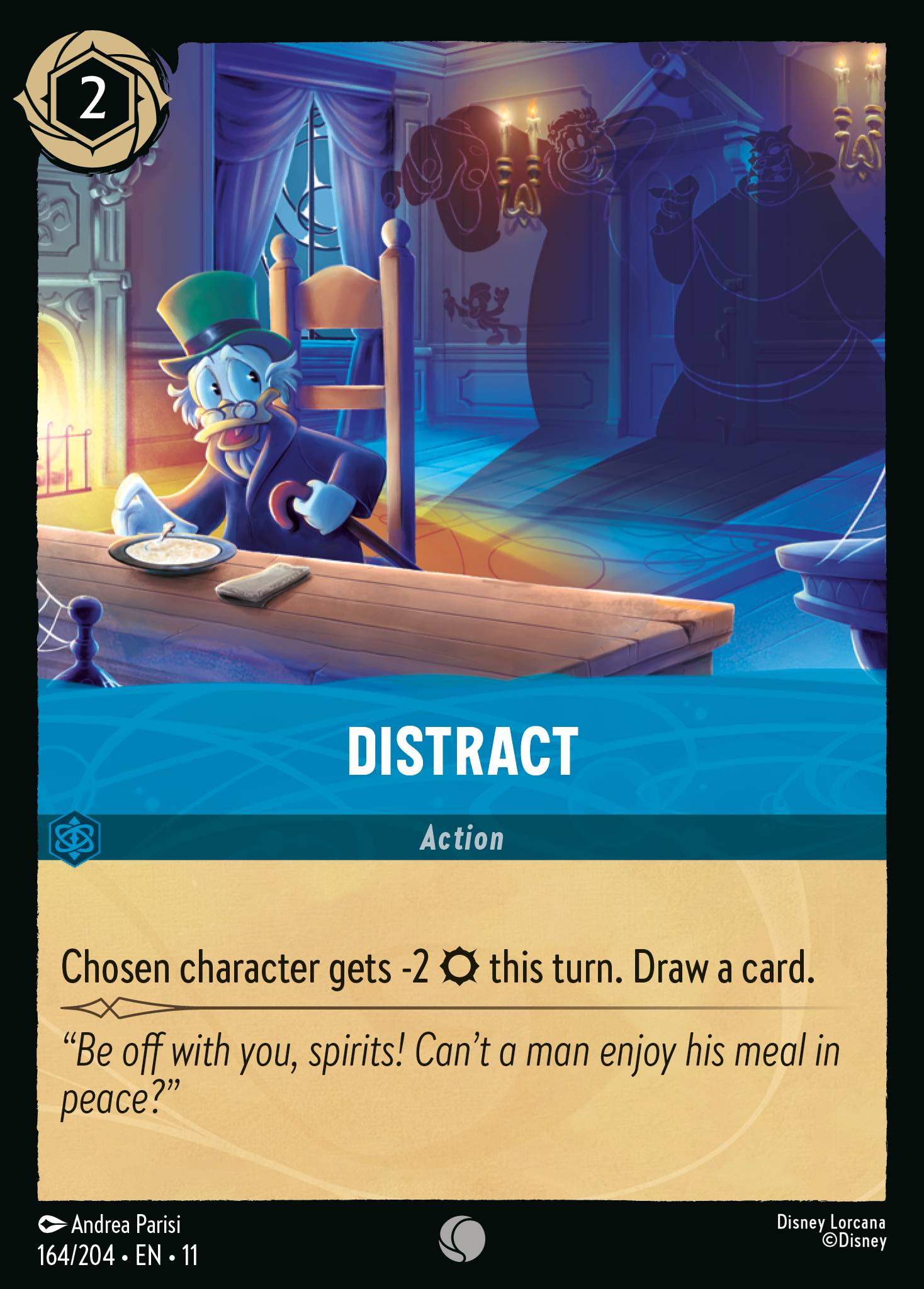 Distract Disney Lorcana card