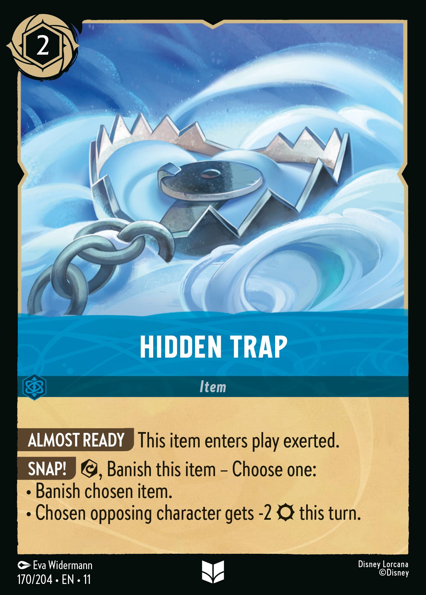 Hidden Trap Disney Lorcana card