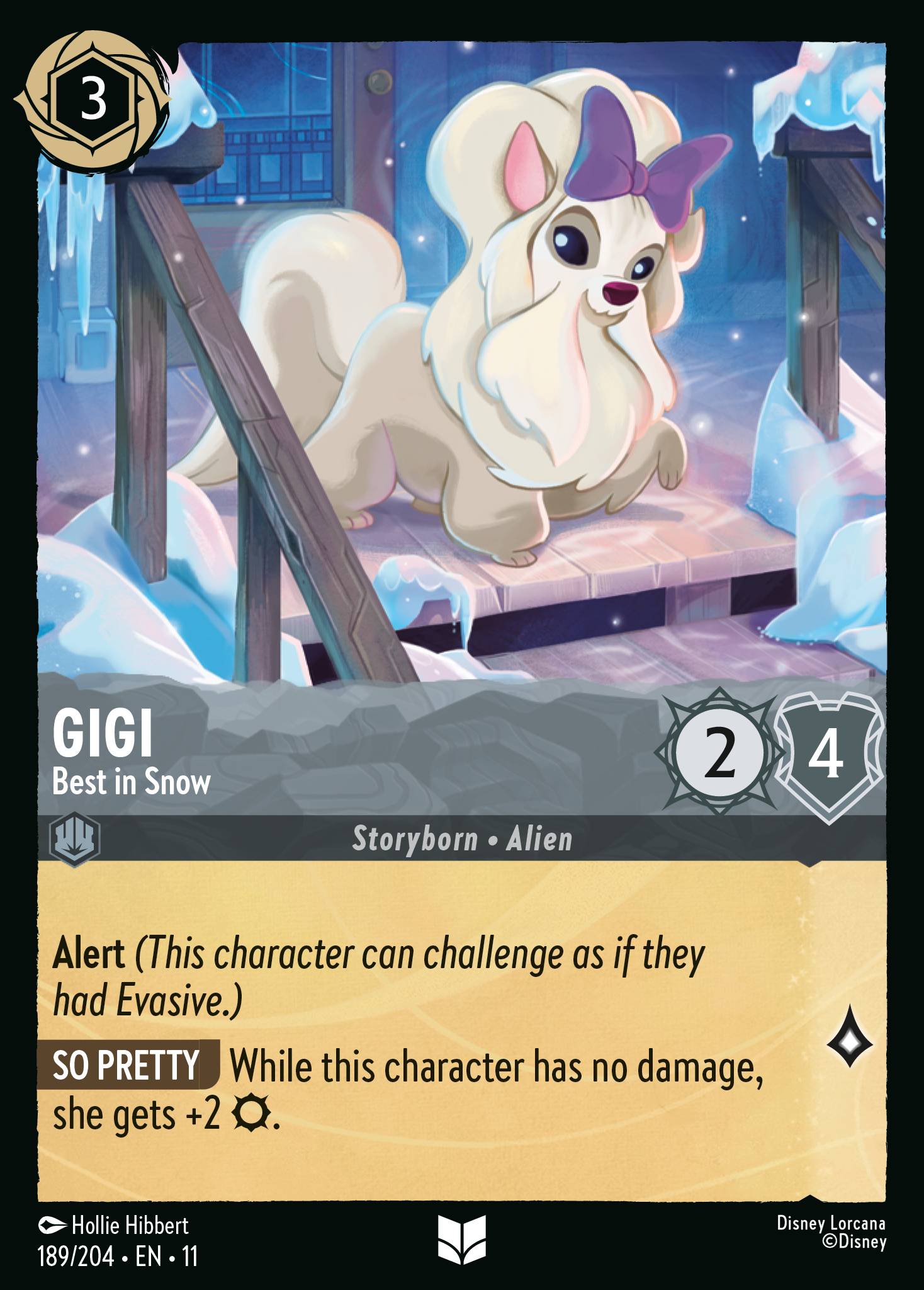 Gigi — Best in Snow Disney Lorcana card