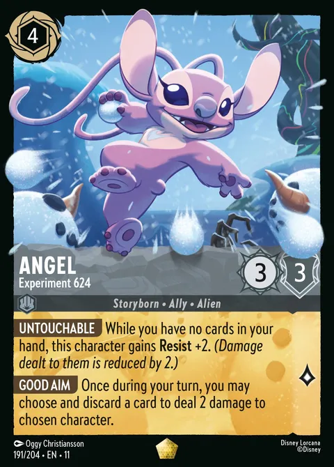 Angel — Experiment 624 Disney Lorcana card