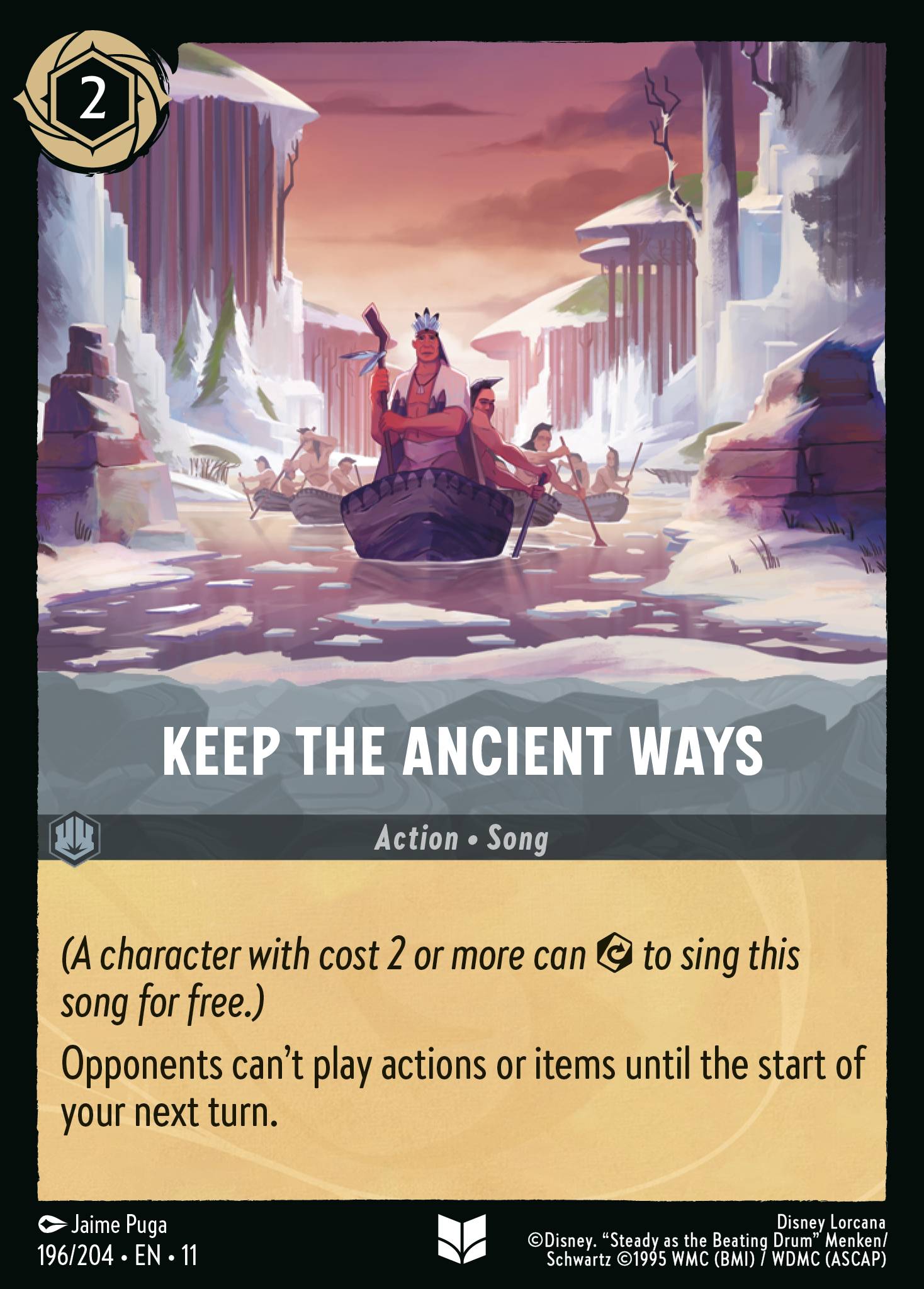 Keep the Ancient Ways Disney Lorcana card