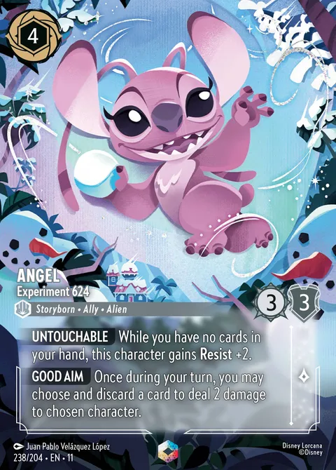 Angel — Experiment 624 Disney Lorcana card