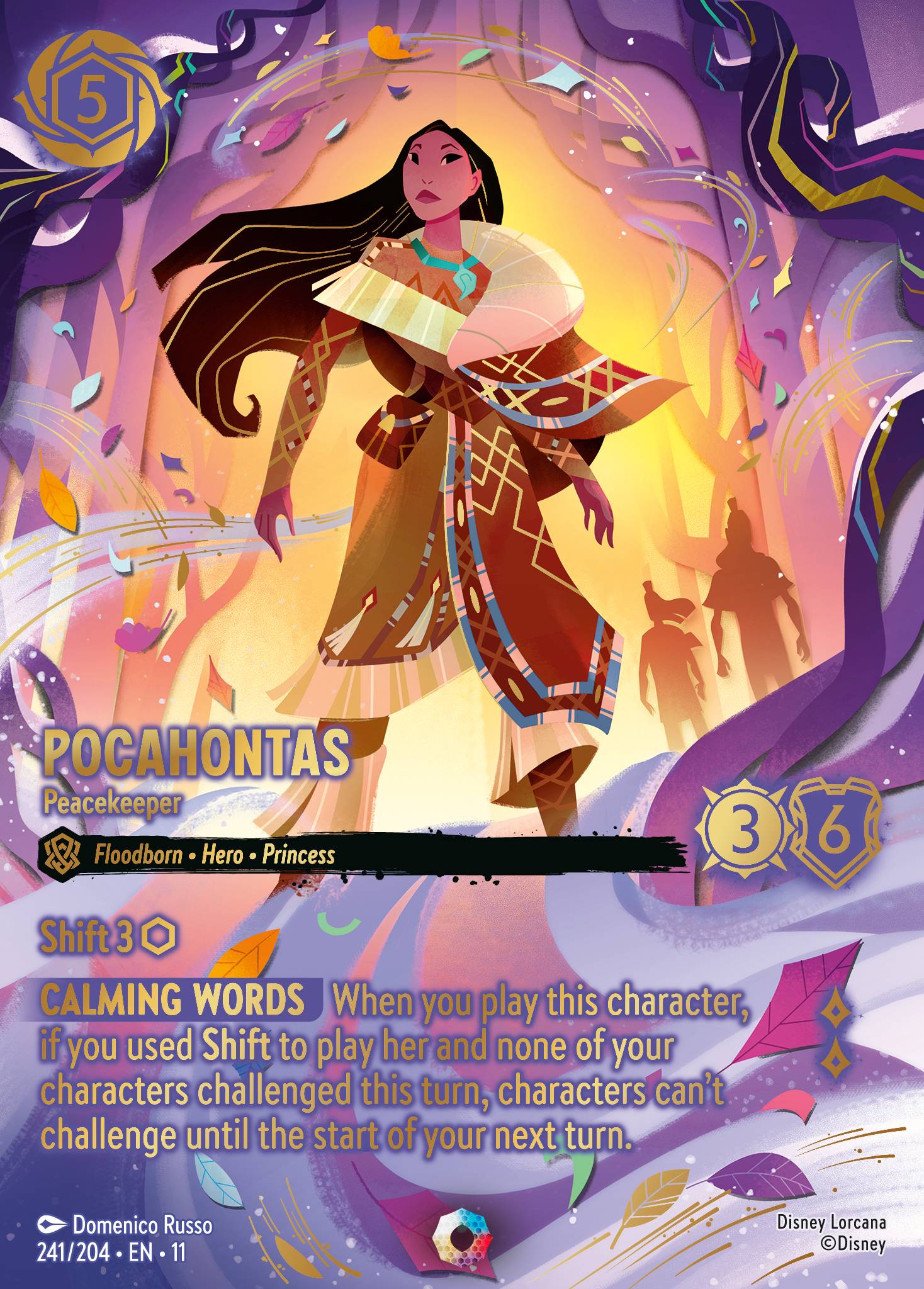 Pocahontas — Peacekeeper Disney Lorcana card