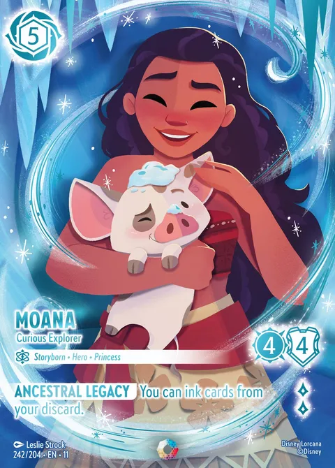 Moana — Curious Explorer Disney Lorcana card