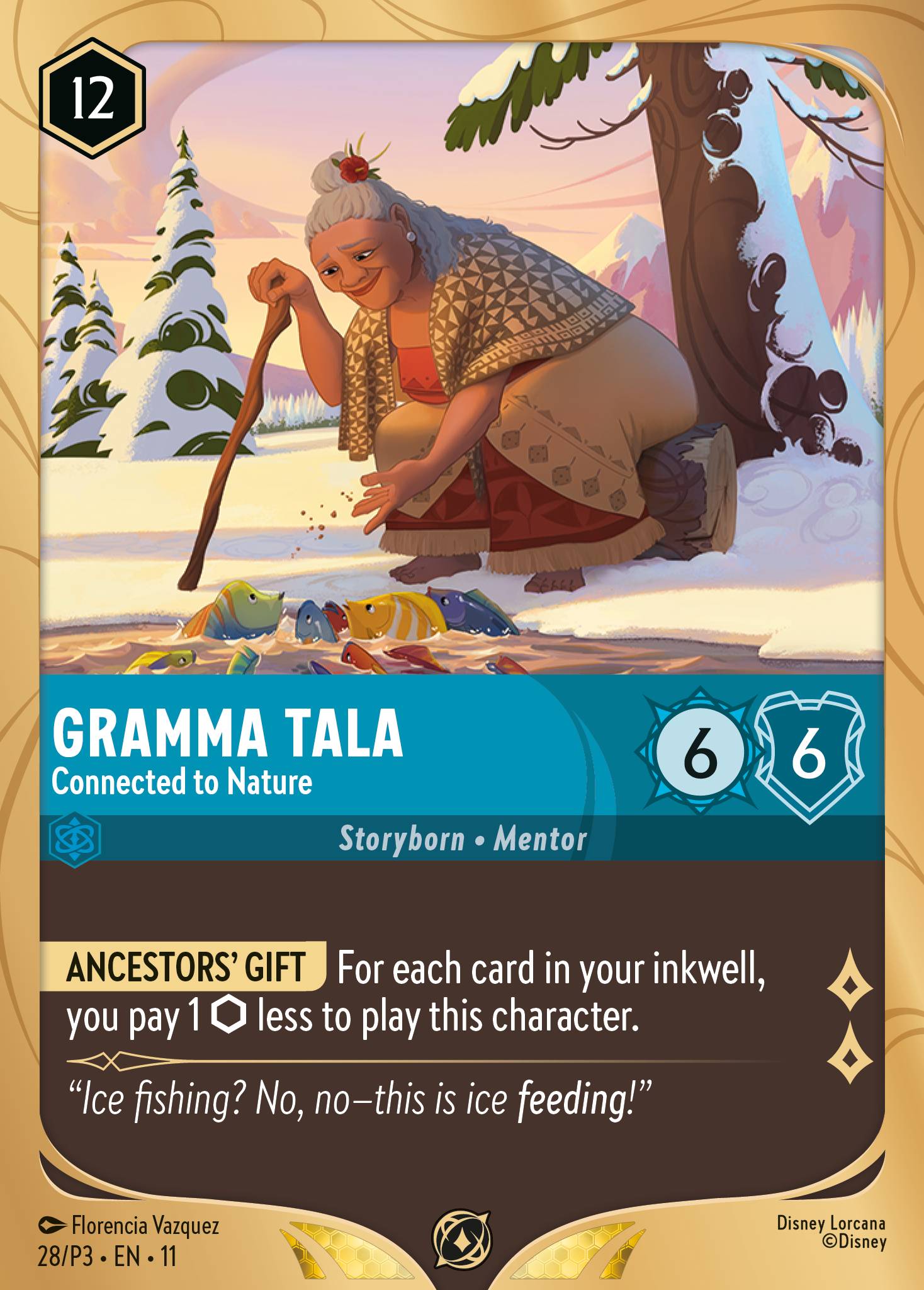 Gramma Tala — Connected to Nature Disney Lorcana card