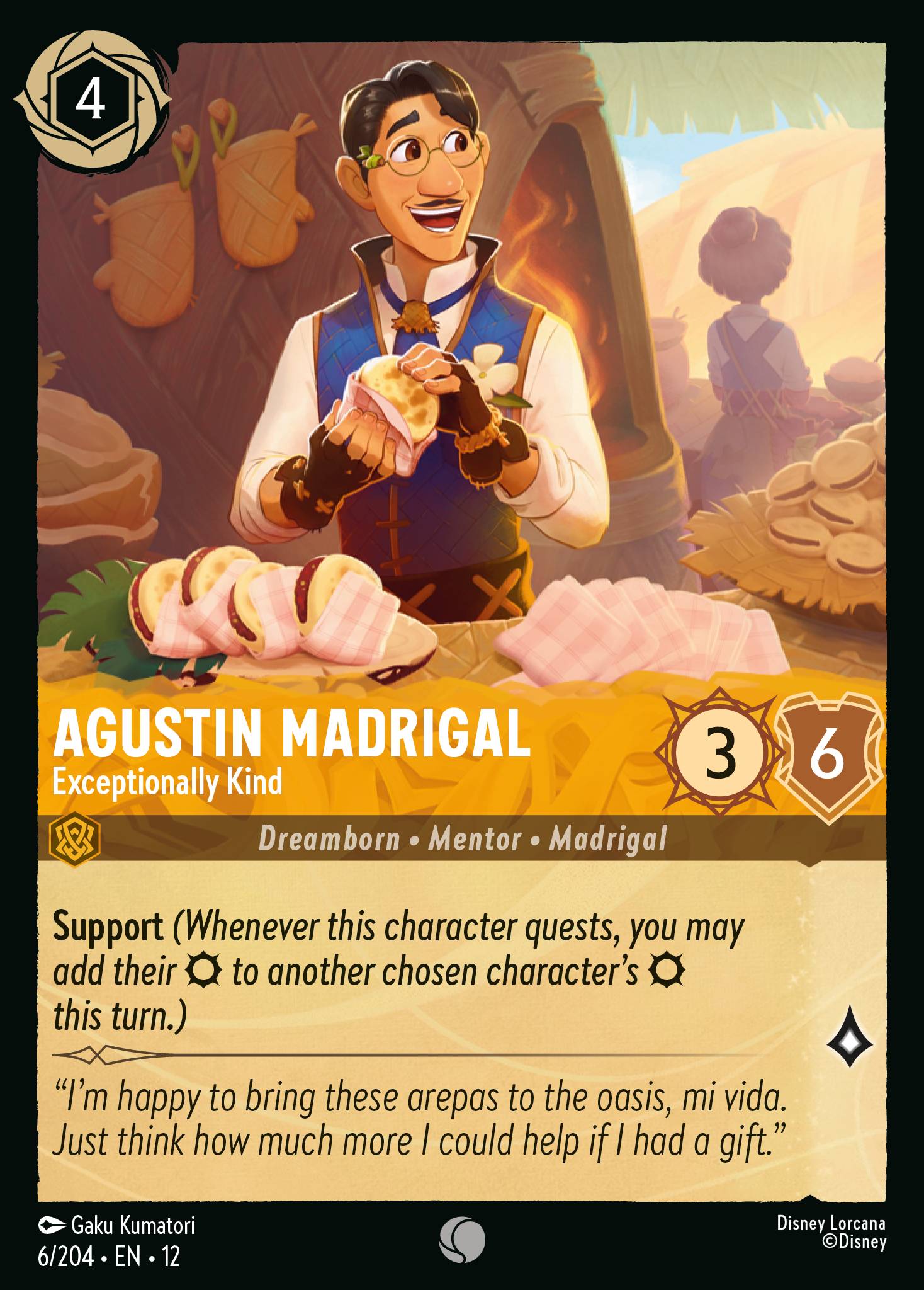 Agustin Madrigal — Exceptionally Kind Disney Lorcana card