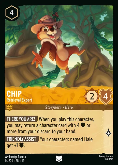 Chip — Retrieval Expert Disney Lorcana card
