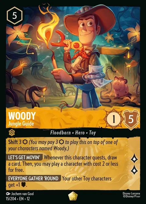 Woody — Jungle Guide Disney Lorcana card
