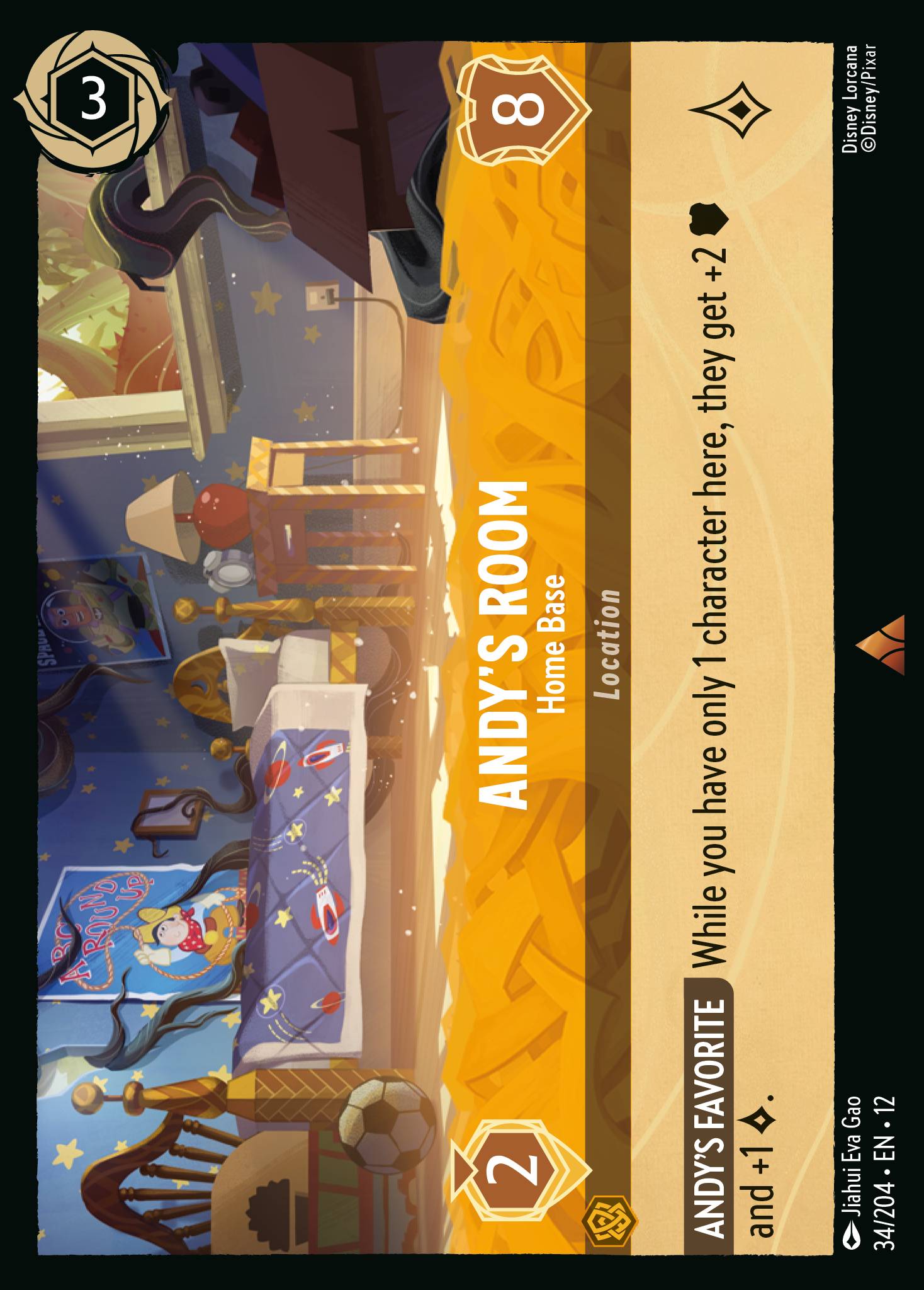 Andy's Room — Home Base Disney Lorcana card
