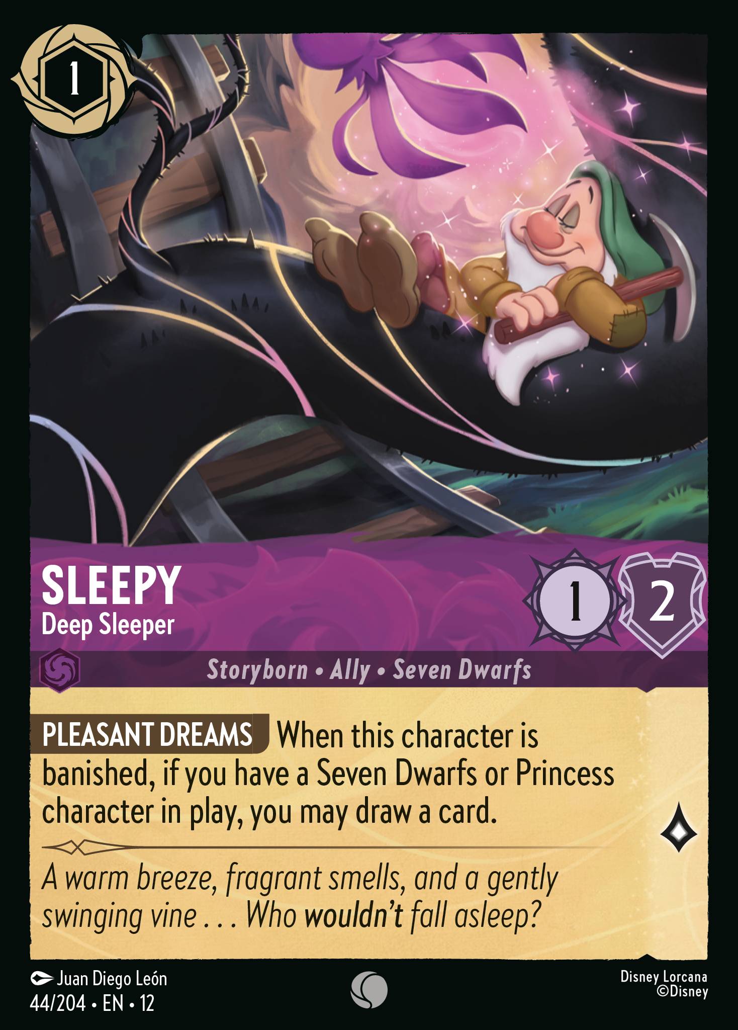 Sleepy — Deep Sleeper Disney Lorcana card