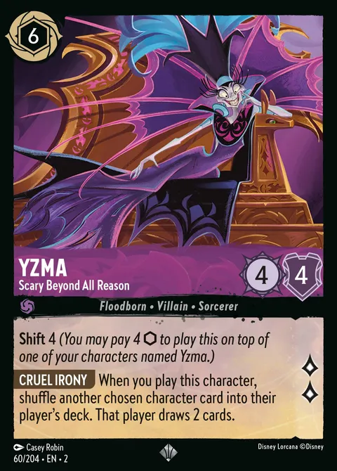 Yzma — Scary Beyond All Reason Disney Lorcana card