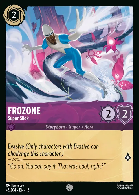 Frozone — Super Slick Disney Lorcana card