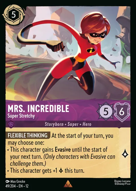 Mrs. Incredible — Super Stretchy Disney Lorcana card